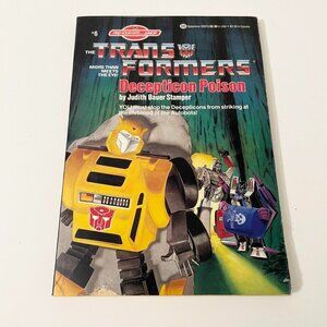 The Transformers Deception Poison by Judith Bauer Stamper Book Flaws